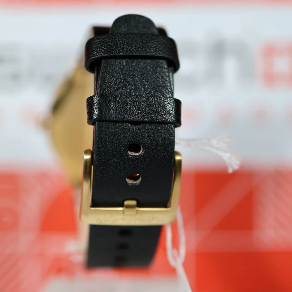 Limited Swiss Swatch Made Irony Gold Colored Blue Happy Joe Golden YWG408 41MM